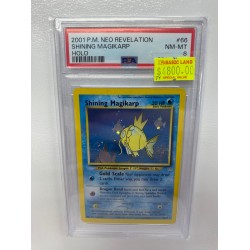 2001 P.M. NEO REVELATION SHINING MAGIKARP HOLO PSA 8