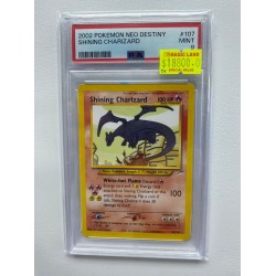 2002 POKEMON NEO DESTINY SHINING CHARIZARD PSA 9